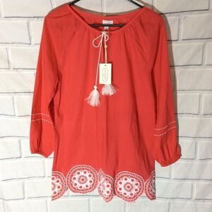 Mud Pie Dress Size Small S Coral